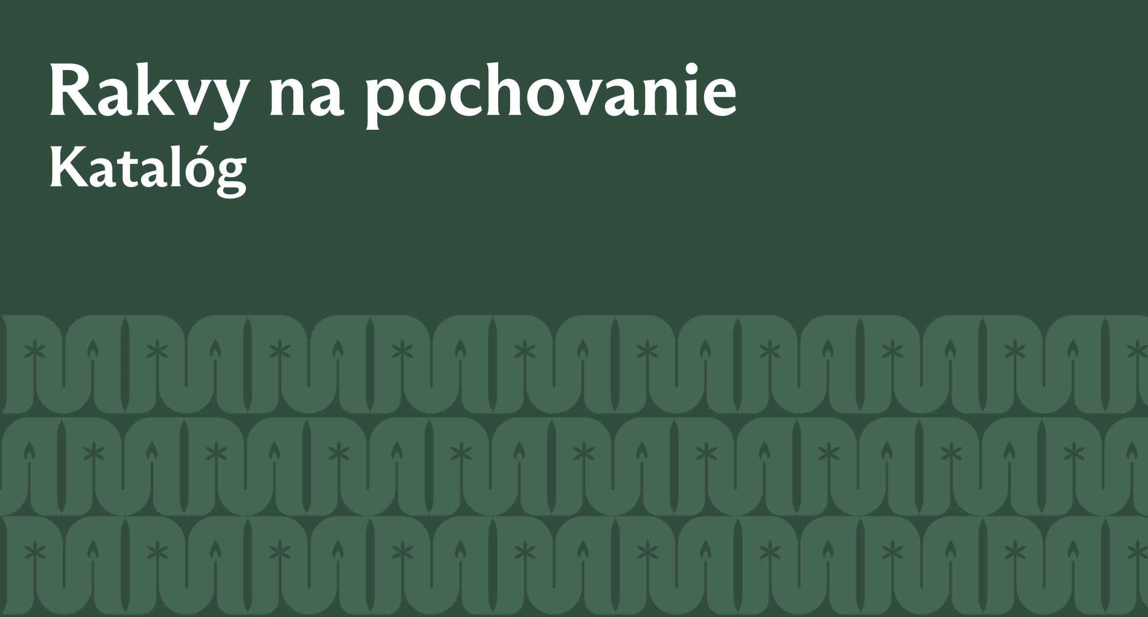 Katalóg rakvy na pochovanie