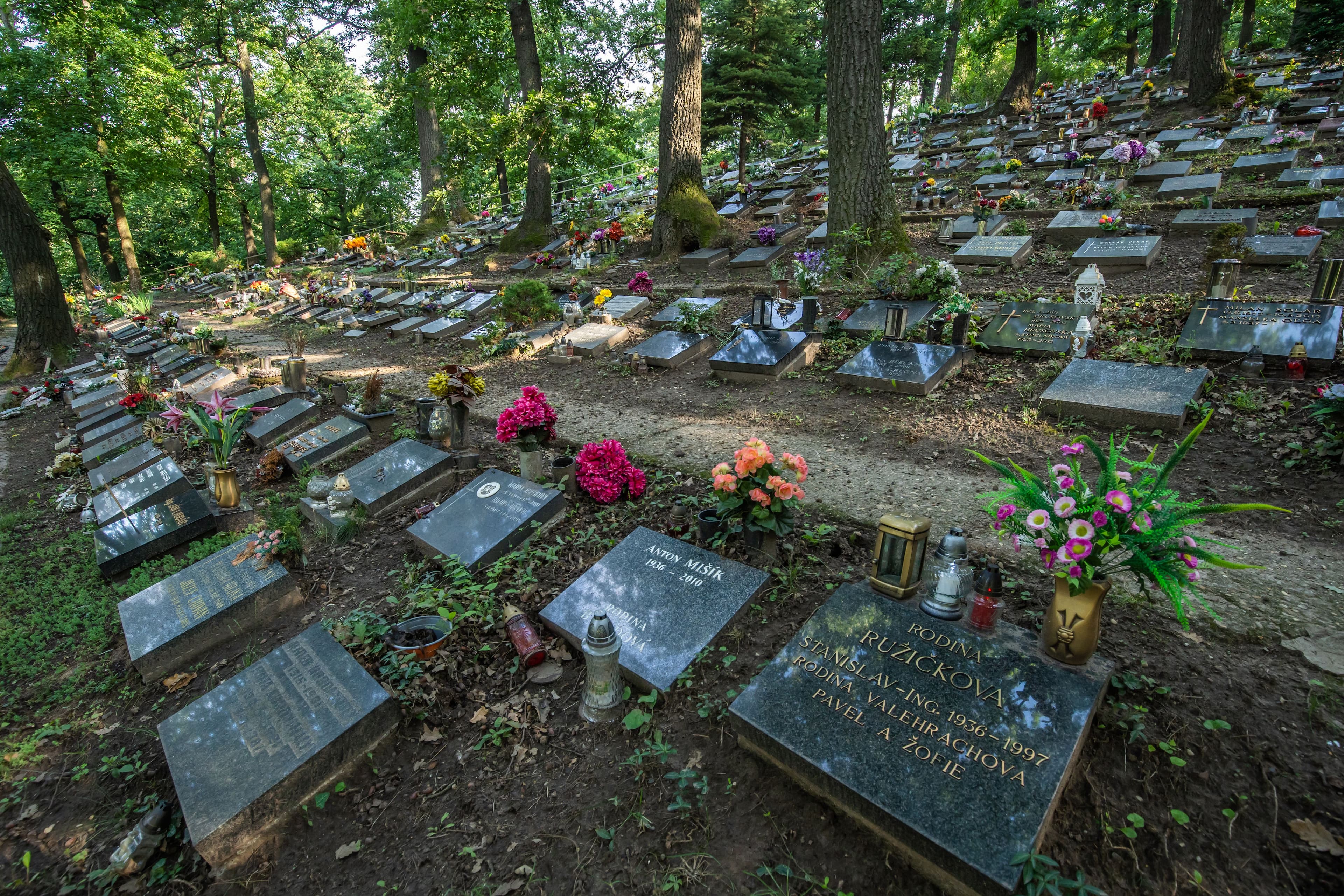 Krematórium Bratislava kremačné miesta